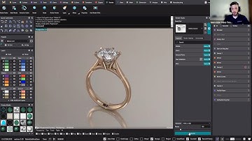 How To Create A Cathedral Solitaire Ring - MatrixGold Tutorial