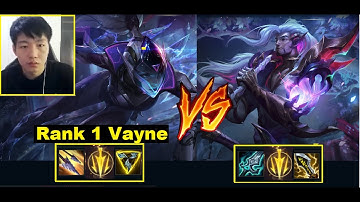 Rank 1 Vayne - Trùm Vayne Đi Top Hành Sấp Mặt Yasuo Cao Thủ