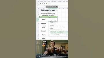 logo creator in #excel #exceltutorial #exceltips #exceltricks #spreadsheet