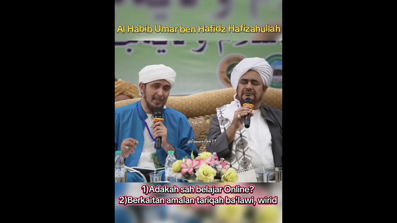 Soal Jawab bersama Habib Umar Bin Muhammad Bin Salim Bin Hafidz pd Majlis Rehlah Fathoni Darul Salam