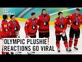 Team Canada Hockey Players Go Viral for Their Reaction to Participation Plushies | The Social
