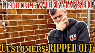 CLIENTS were RIPPED off! Repointing job gone Terribly WRONG! #construction #vlog