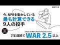 【投手編】2年連続でWAR2.5以上　今、NPBを動かしている最も計算できる投手は？