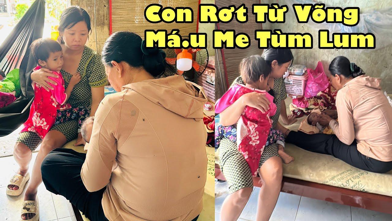 Tới công chuyện ngọc đi giặt đồ để con ở nhà rớ.t từ trên võng xuống nền nhà chảy má.u me tùm lum