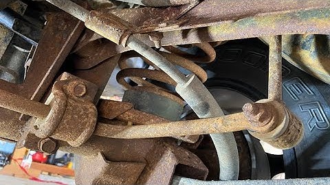 Replacing the Rear Sway Bar Links and Bushings on a 1997 Jeep TJ