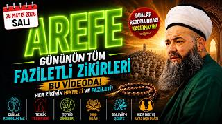 Arefe Günü Zi̇ki̇rleri̇ (26 Mayıs Salı) Cübbeli Ahmet Hoca