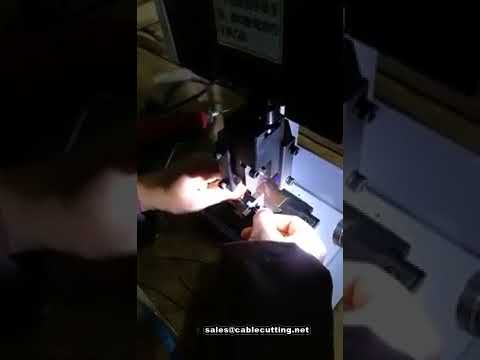 Terminal Crimping Machine with Sealer | Automated Wire Processing System