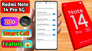 how to smart call in redmi note 14 pro 5g | redmi note 14 pro 5g smart call setting kaise kare