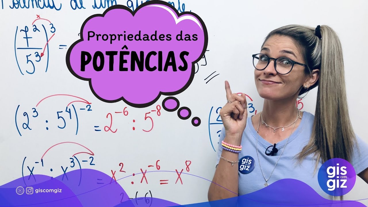 POTENCIAÇÃO E RADICIAÇÃO COM RADICAIS \Prof. Gis/  Curso de matematica,  Educação fisica, Aulas de matemática