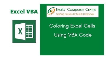 Excel VBA Tutorial | Coloring Excel Cells Using VBA Code