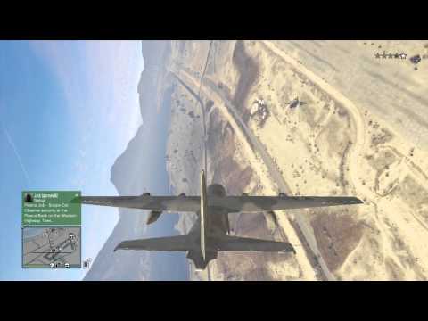 Airplane crash GTA V