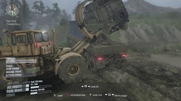 Spintire MudRunner playing around with the k700 (part1)