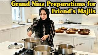 Grand Niaz Preparations For Friends Majlis Mahreensibtain Vlog From Canada