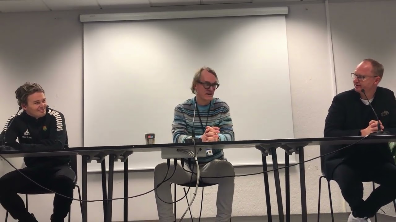 GAIS - IFK NORRKÖPING Presskonferens Svenska Cupen 19/2 2023