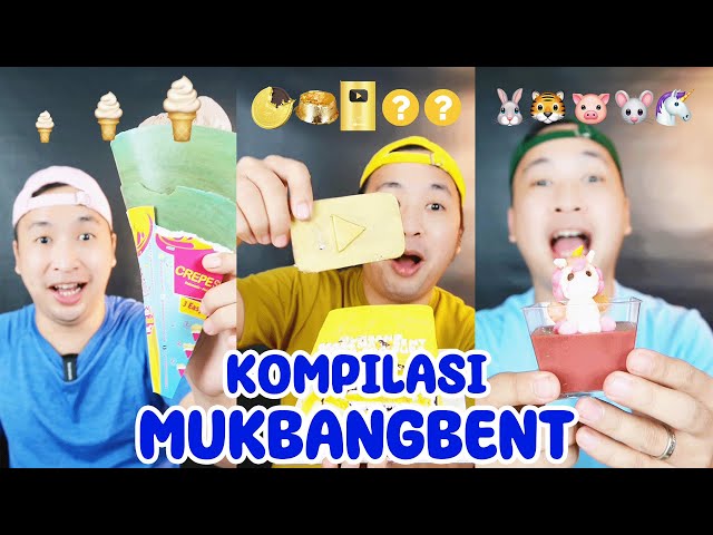 KOMPILASI MUKBANGBENT | MAKAN SESUAI EMOJI | MAKAN SESUAI WARNA | EATING SHOW class=