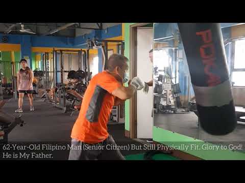 62-Year-Old Ordinary Man Punching a Boxing Bag & Battling Ropes!!! Inspired by Sen. Manny Pacquiao