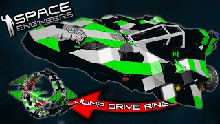 Space Engineers - New Prototech Jump Drive And Aetherstrike Fighter