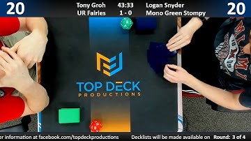 Modern w/ Commentary 6/7/18: Tony Groh (U/R Faeries) vs. Logan Snyder (Green Stompy)