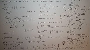 Combinatorics | What is the average number of cycles in a permutation of a given length?