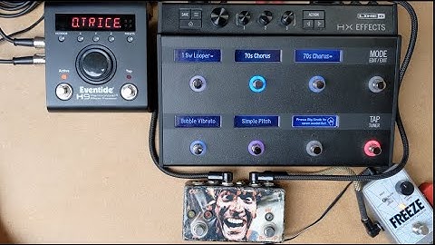 Eventide H9 vs Line 6 HX Effects