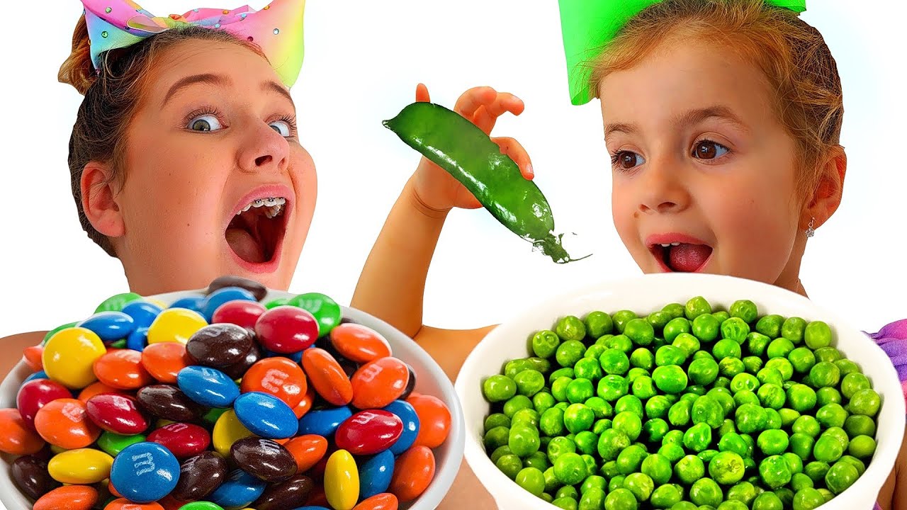 Ruby and Bonnie Learn to Eat Healthy Food - Funny Kids Video