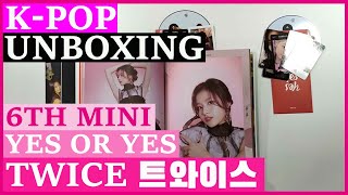 Unboxing TWICE [YES or YES] 트와이스 6th mini album Kpop Unboxing 케이팝 언박싱