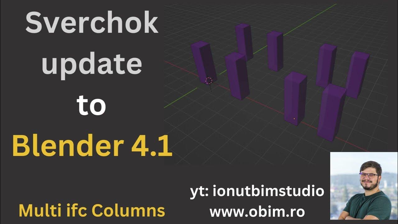 Sverchok update to Blender 4.x - multiple ifc Columns with IfcOpenshell ...