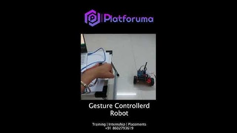 #roboticstraining | 🚀 Gesture Controlled Robot 🚀 | #arduinotraining & #internship @platforuma