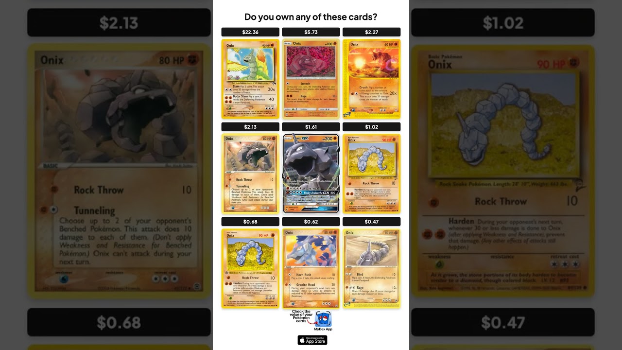 Top most expensive Onix cards!! 