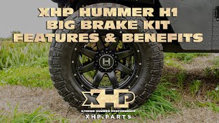 XHP Hummer H1/HMMWV Big Brake Kit | Features and Benefits Hummer H1 Brake System
