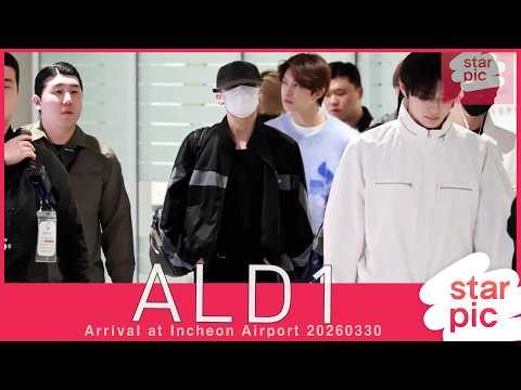 알파드라이브원 '감기 조심하세요~' [STARPIC] ALPHA DRIVE ONE Arrival at Incheon Airport 20260330