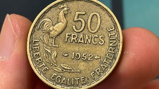 1952 France 50 Francs Coin • Values, Information, Mintage, History, and More