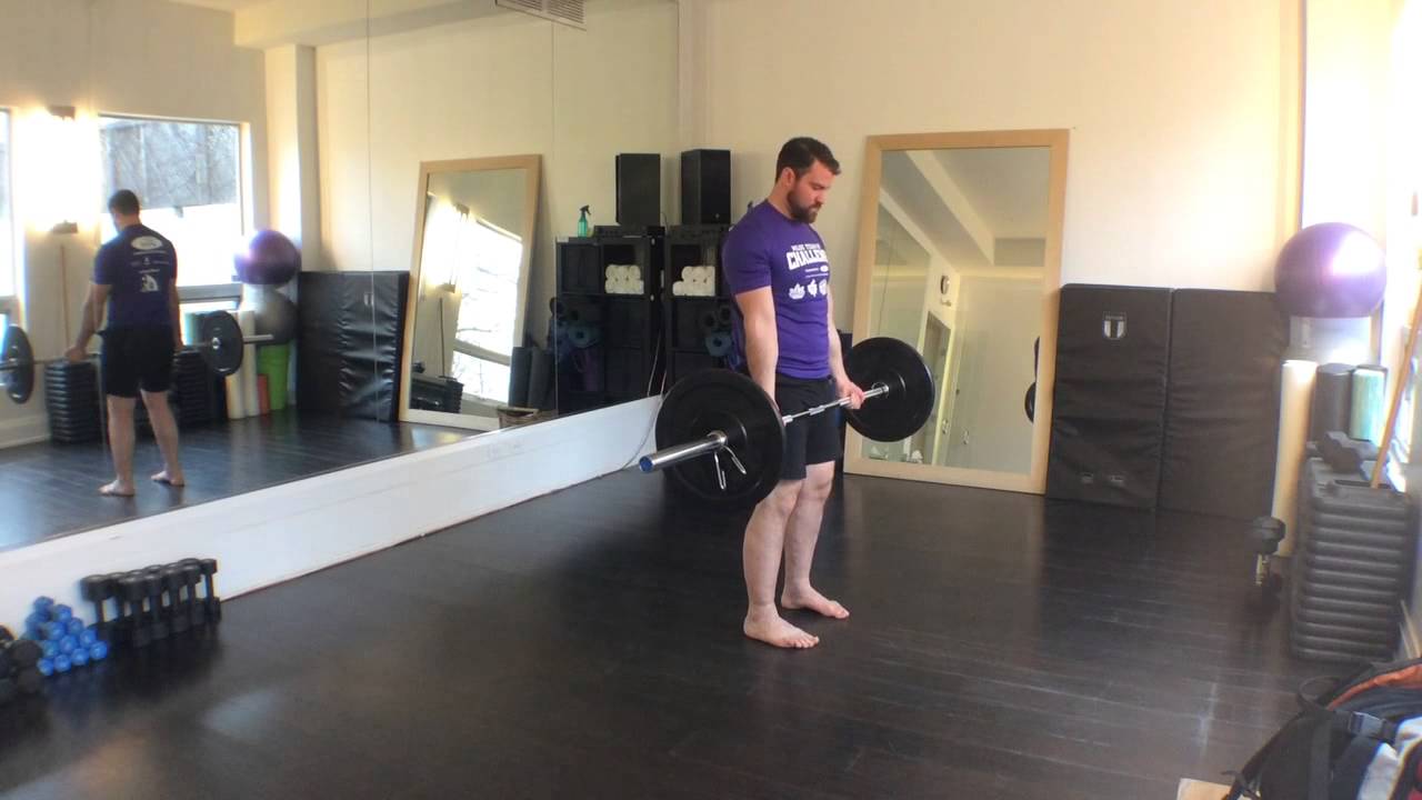 BentOver Barbell Row Isometric Hold YouTube