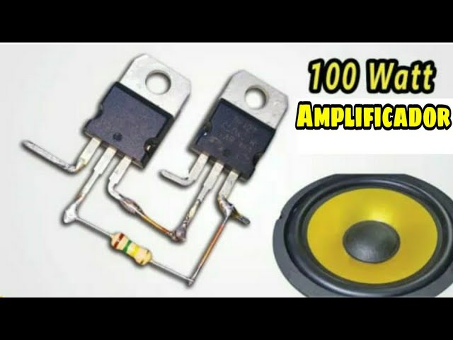 ⁣Cómo Hacer un Potente Amplificador de Audio Muy Simple (100Watt)