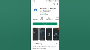 Learn Coding in Your Phone || Acode