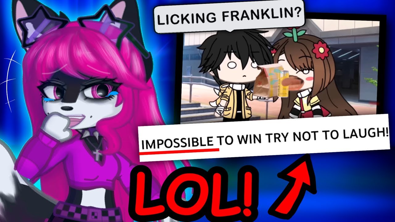 Reacting to Gacha Life TRY NOT TO LAUGH Challenges! (I LOST)