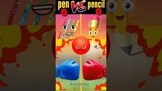 pen vs pencil ️ #shorts #viral #short