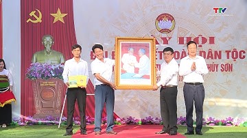 Ngày hội Đại đoàn kết toàn dân tộc tại khu dân cư thôn Thanh Bình, xã Thúy Sơn, huyện Ngọc Lặc