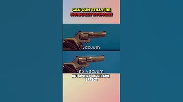 Can Gun Still Fire Normally In Space? #shorts