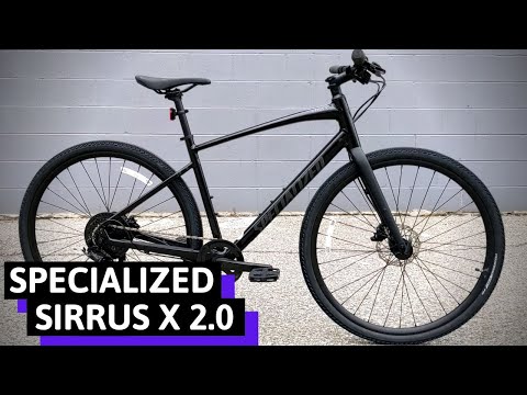 Gravel Hybrid Bike? Specialized Sirrus X 2.0 Fitness Hybrid Bike Wide Tires Feature Review u0026Weight