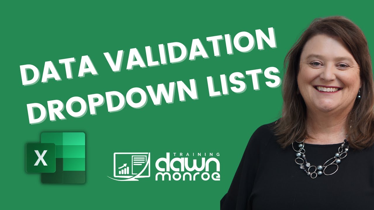 Microsoft Excel Create a Data Validation Drop Down List in Cell - YouTube
