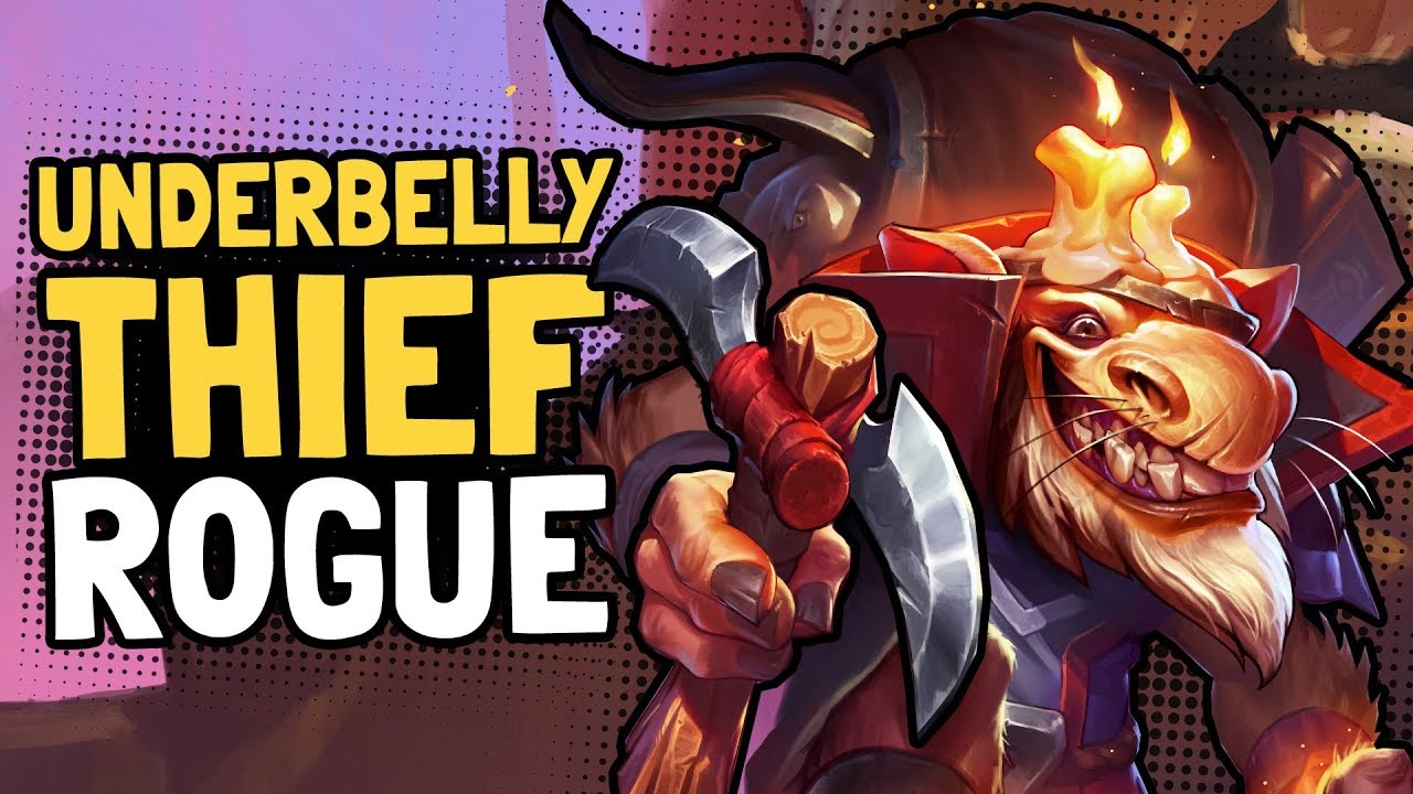 Underbelly Thief Rogue Decksperiment Hearthstone YouTube