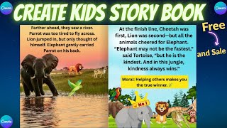 FREE में बनाओ Kids Story Book | Earn Money Online in 2026 | canva tutorial screenshot 2