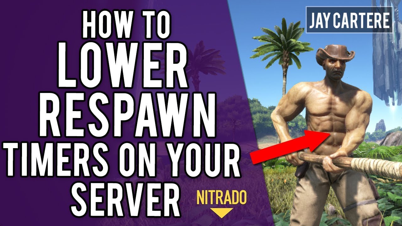 How To Lower Respawn Times For Players On Your Ark Server Ark Survival Evolved Ps4 Server Tutorial Youtube