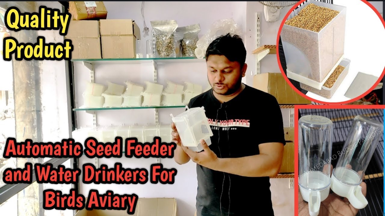 आपके पंछीओ के लिए आ चुके है Automatic Seed and Water Feeder All India 🇮🇳 Delivery बढ़िया Quality