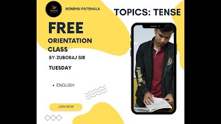 ⭕Tense ️SSC Special Batch ️Free Orientation Class