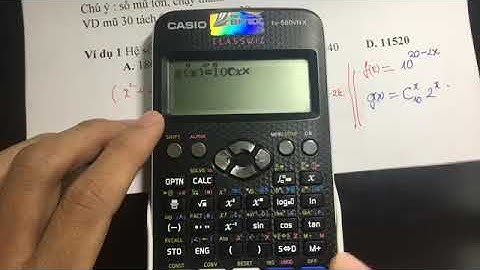 [TOÁN 11] 191029 | KỸ THUẬT CASIO giải toán NHỊ THỨC NEWTON