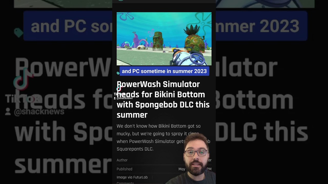 PowerWash Simulator is going to Bikini Bottom for SpongeBob DLC - Polygon