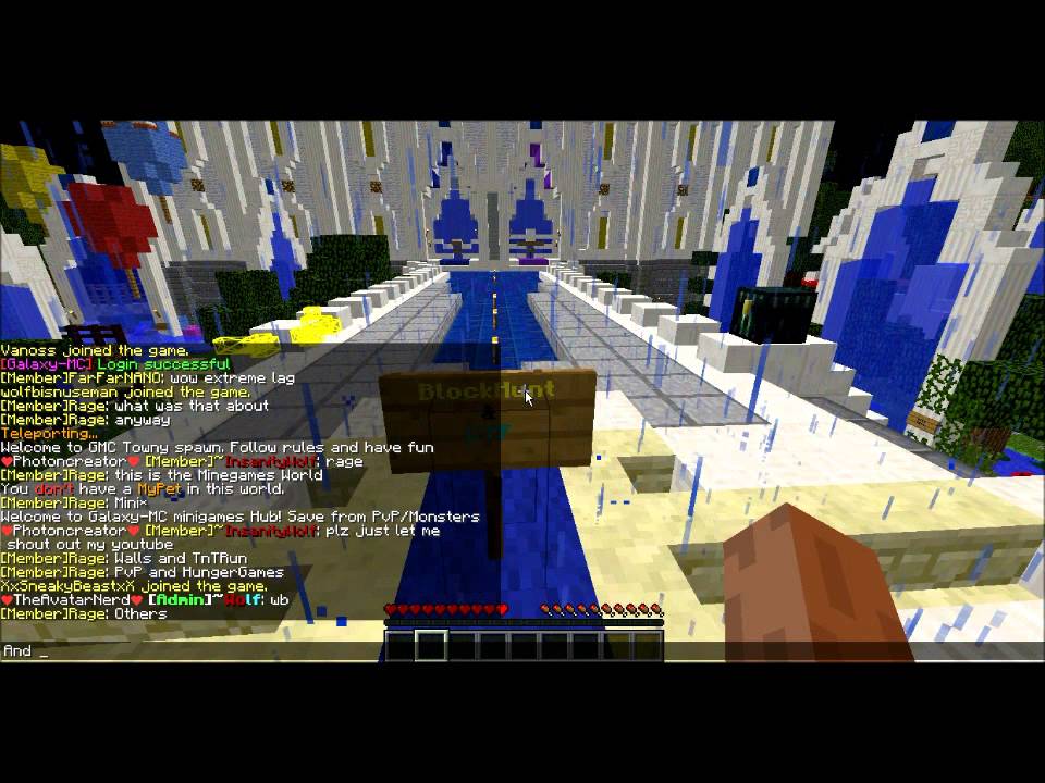 Minecraft Server Review 1 - Galaxy MC - YouTube