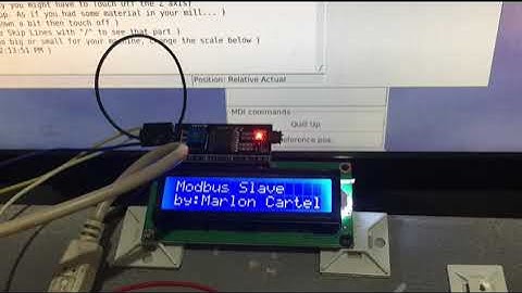 Linuxcnc communicate with arduino modbus slave